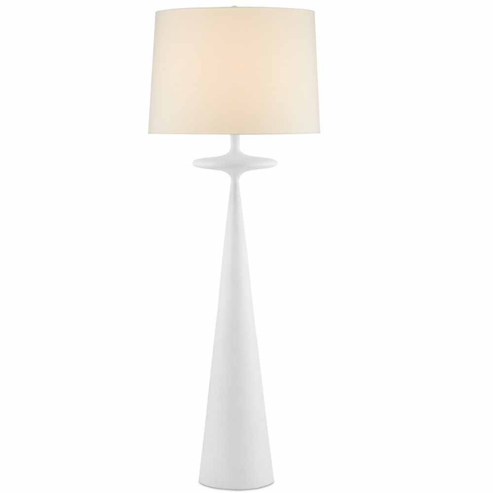 Торшер белый с фигурным каркасом Bleached Element