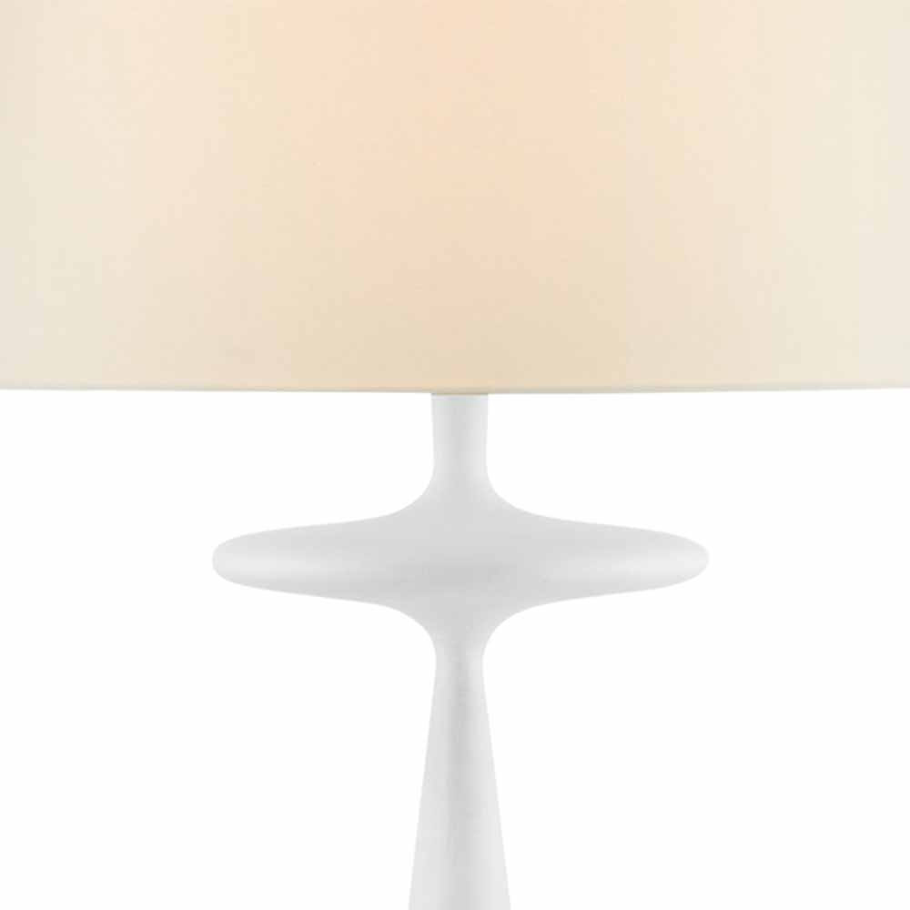 Торшер белый с фигурным каркасом Bleached Element