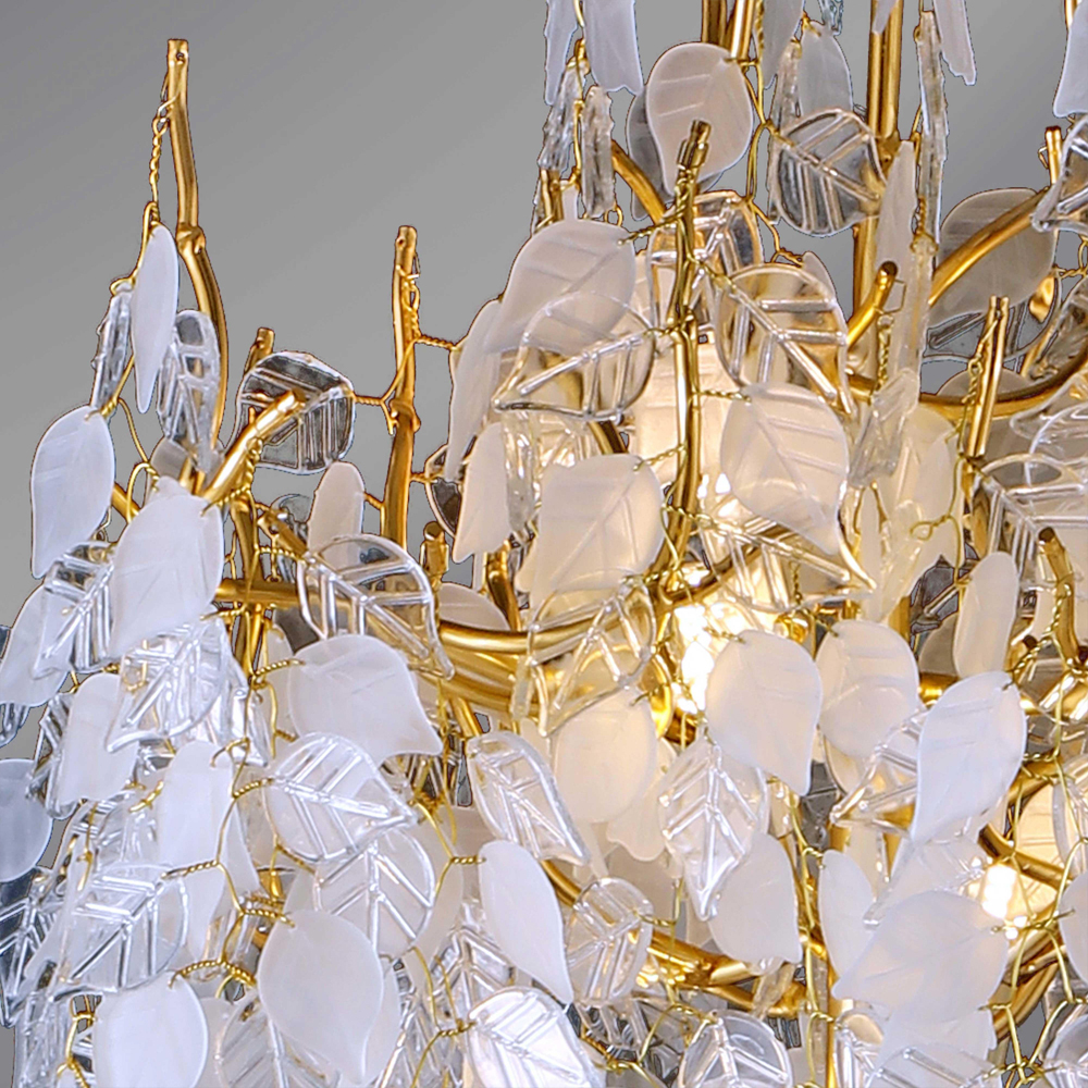 Торшер в виде золотого дерева с листьями FAIRYTREE Light