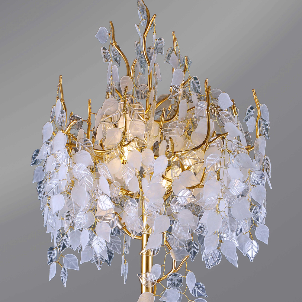 Торшер в виде золотого дерева с листьями FAIRYTREE Light