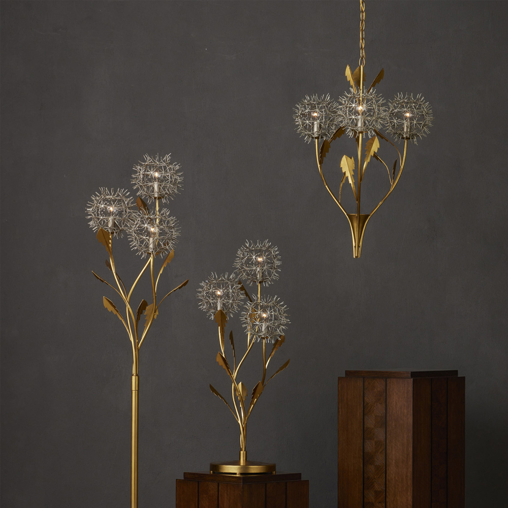 Торшер в виде цветка одуванчика Hanging Dandelion