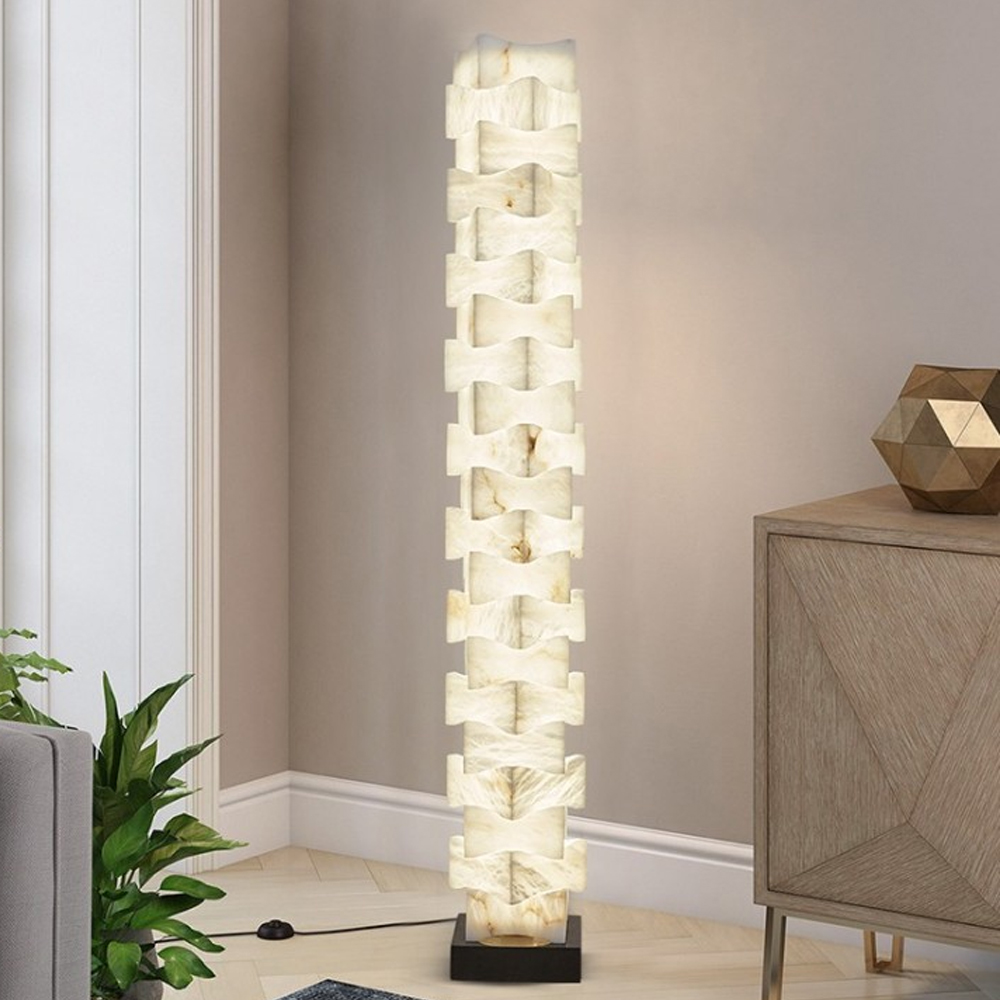 Торшер из натурального камня Stone Constructor