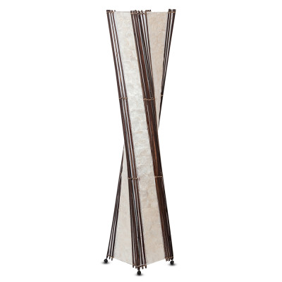 Торшер из перламутра на металлическом каркасе Indonesian Wave