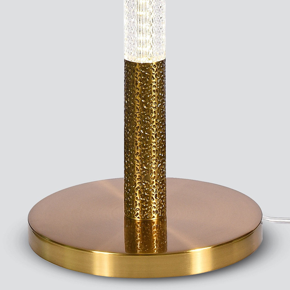Торшер латунь Dew Drops Tube Brass One Floor Lamp