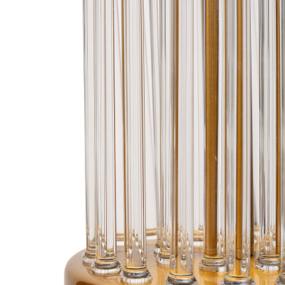 Торшер металлический со стеклянным декором Intersection