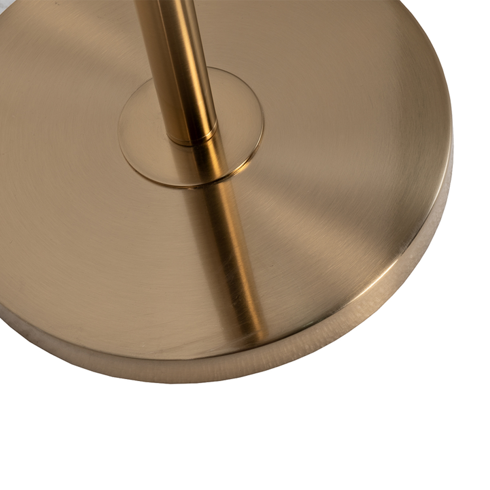 Торшер на три лампы с расцветкой под мрамор на матовом металлическом основании Elegant Classic Light