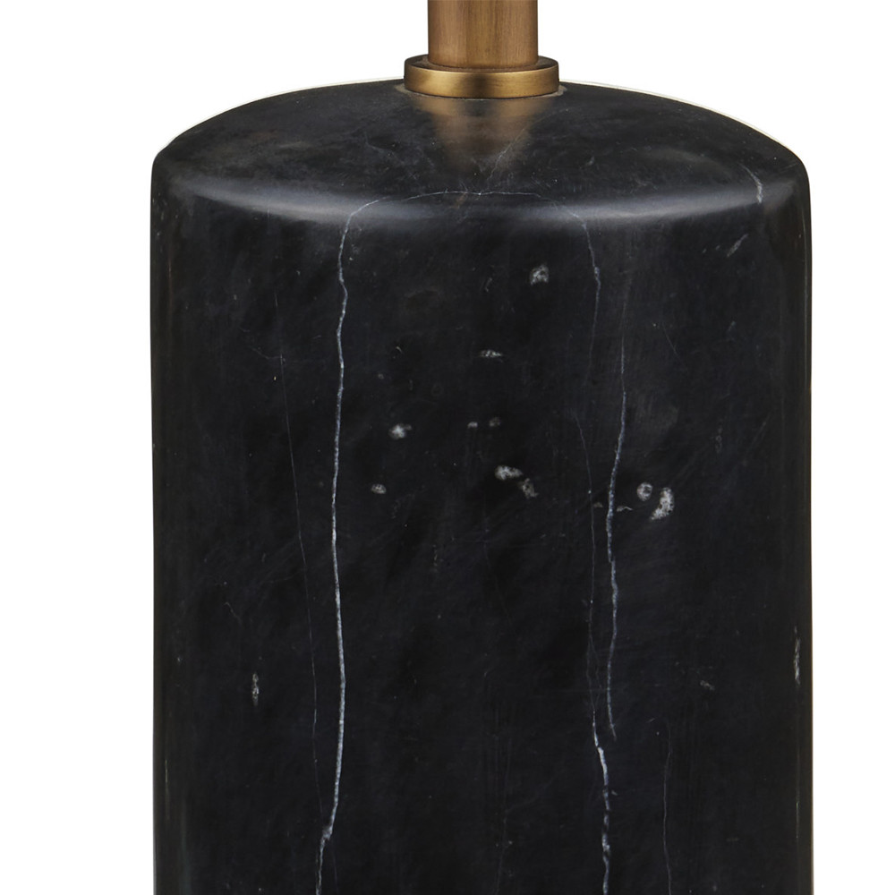 Торшер на черном мраморном основании Narrow Silhouette