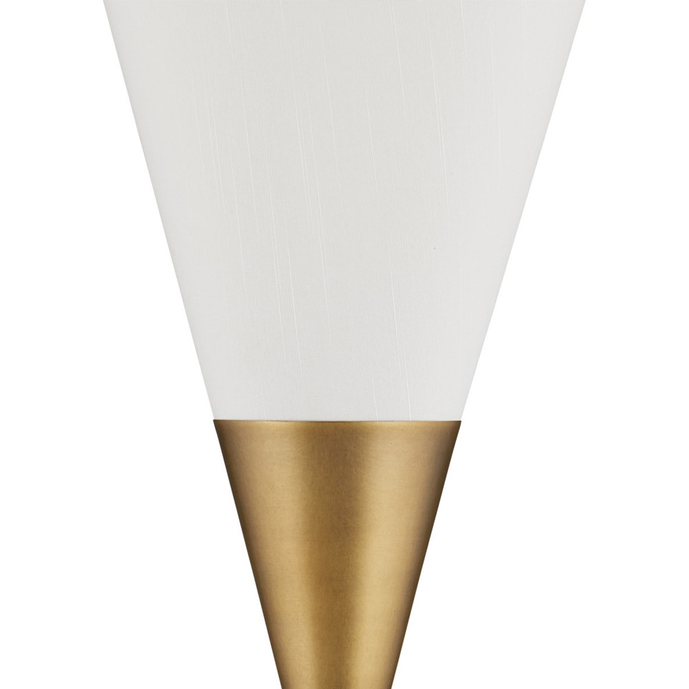 Торшер на черном мраморном основании Narrow Silhouette