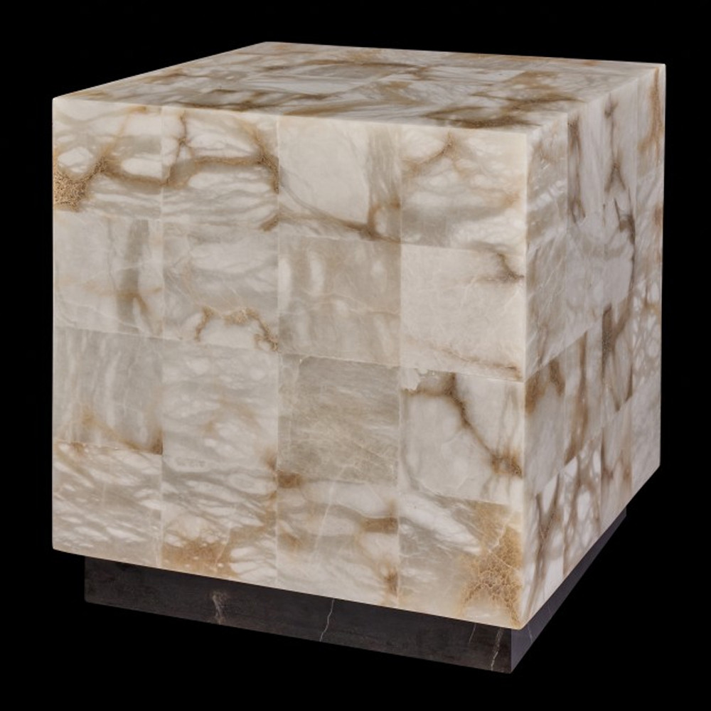 Торшер прямоугольный из натурального камня Calcite Geometry