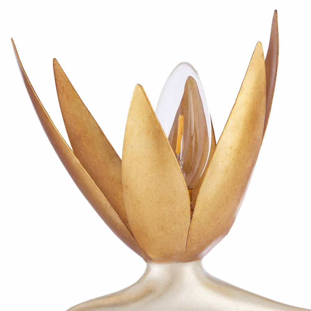 Торшер с 3-мя плафонами в виде цветов Golden Bird of Paradise
