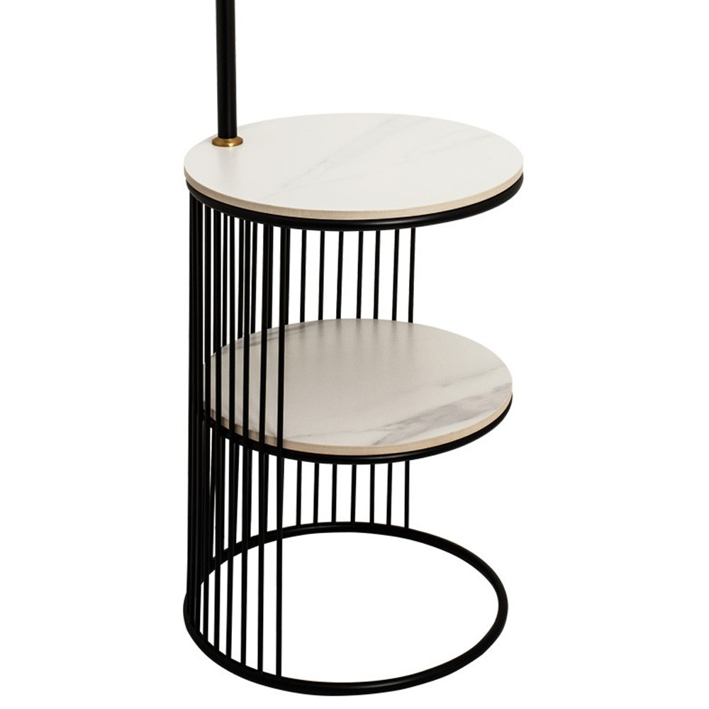 Торшер с абажуром и приставным столом Zullo Lighting and Furniture Floor Lamp