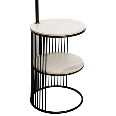 Торшер с абажуром и приставным столом Zullo Lighting and Furniture Floor Lamp