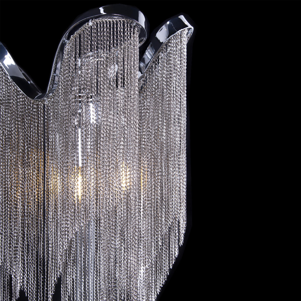 Торшер с металлическими цепочками Atlantis Chain