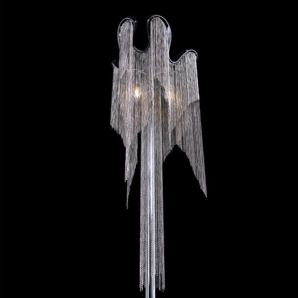 Торшер с металлическими цепочками Atlantis Chain