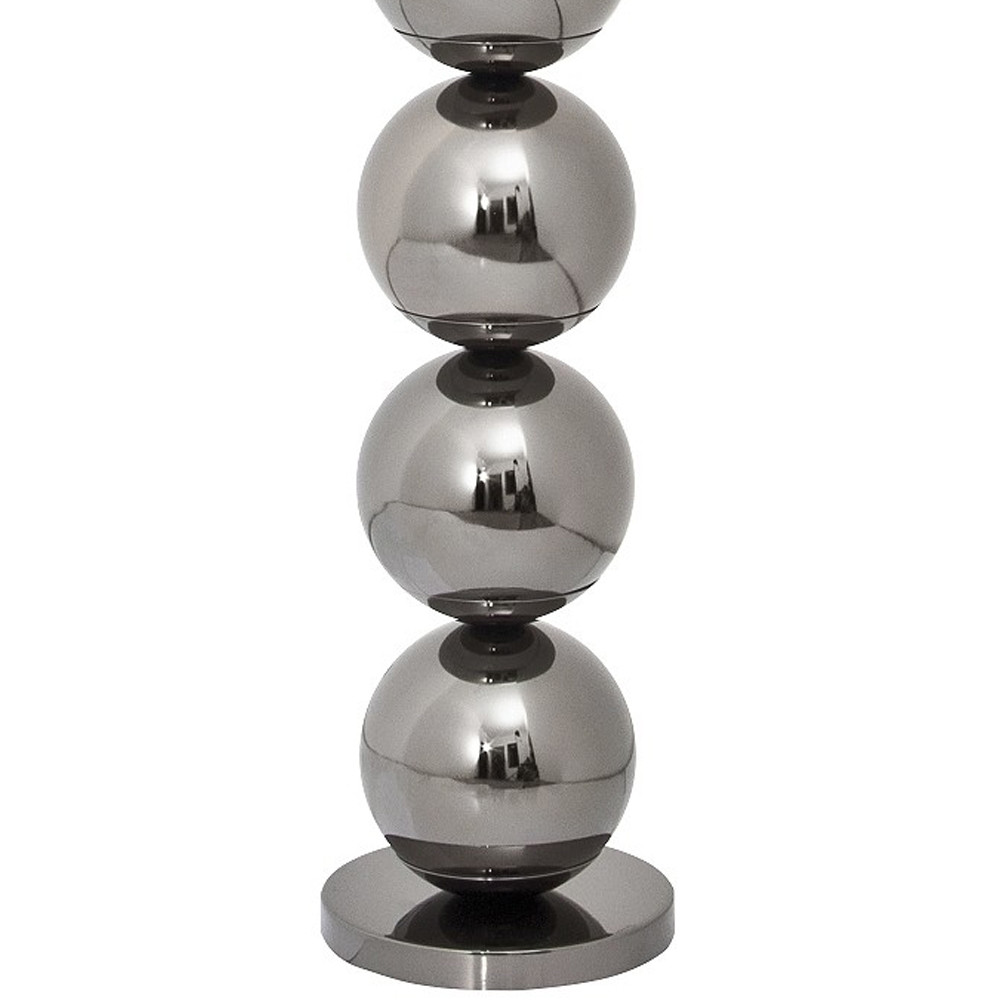 Торшер с основанием в виде металлических сфер Balance Floor Lamp Black