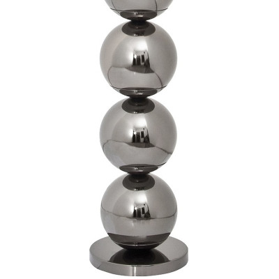 Торшер с основанием в виде металлических сфер Balance Floor Lamp Black