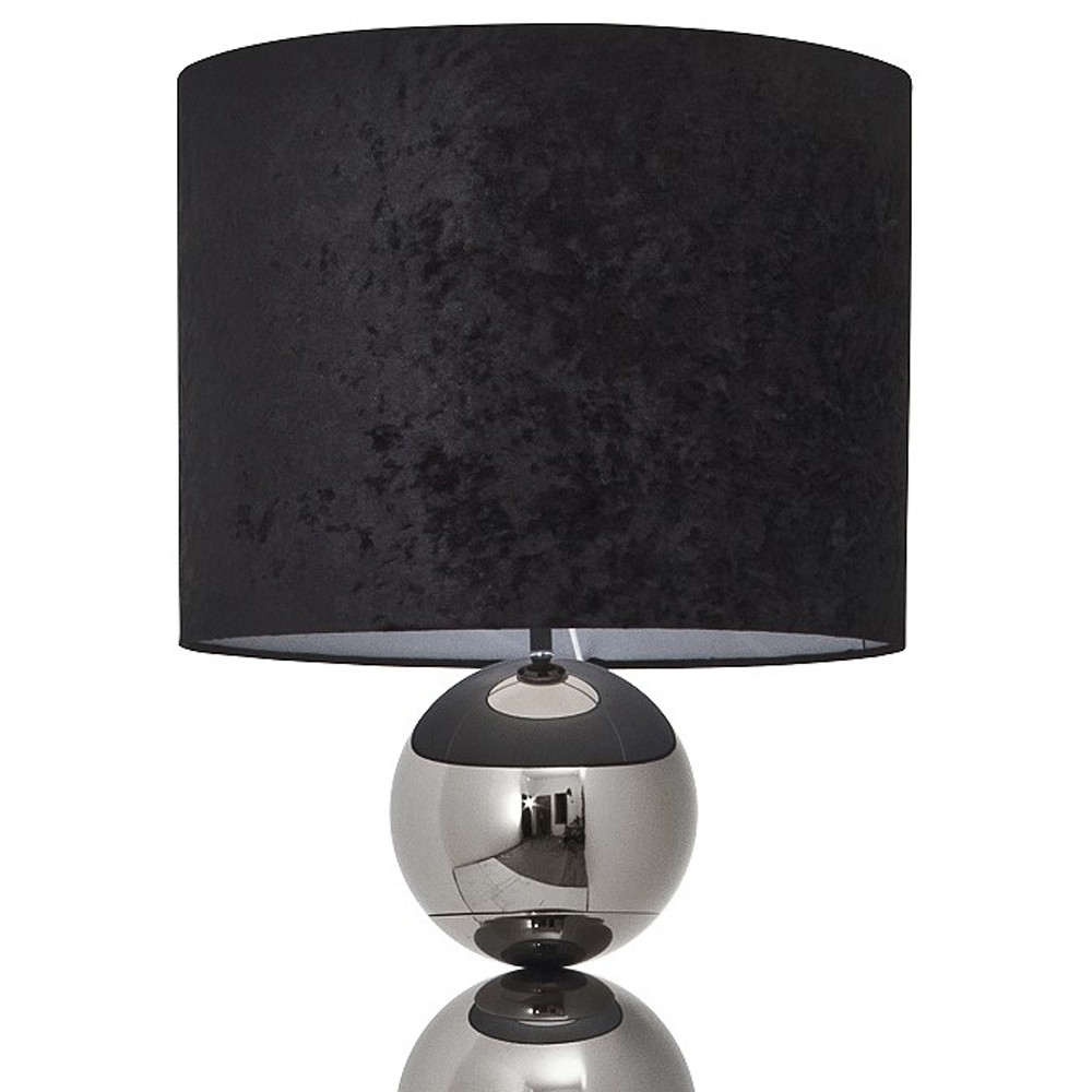 Торшер с основанием в виде металлических сфер Balance Floor Lamp Black