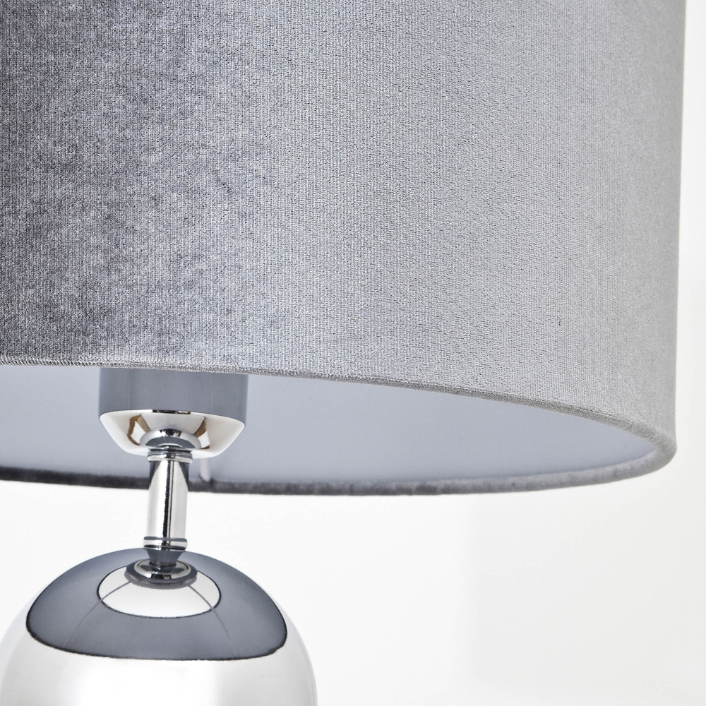 Торшер с основанием в виде металлических сфер Balance Floor Lamp Chrome