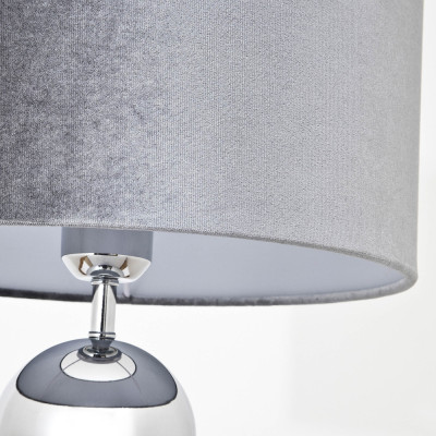 Торшер с основанием в виде металлических сфер Balance Floor Lamp Chrome
