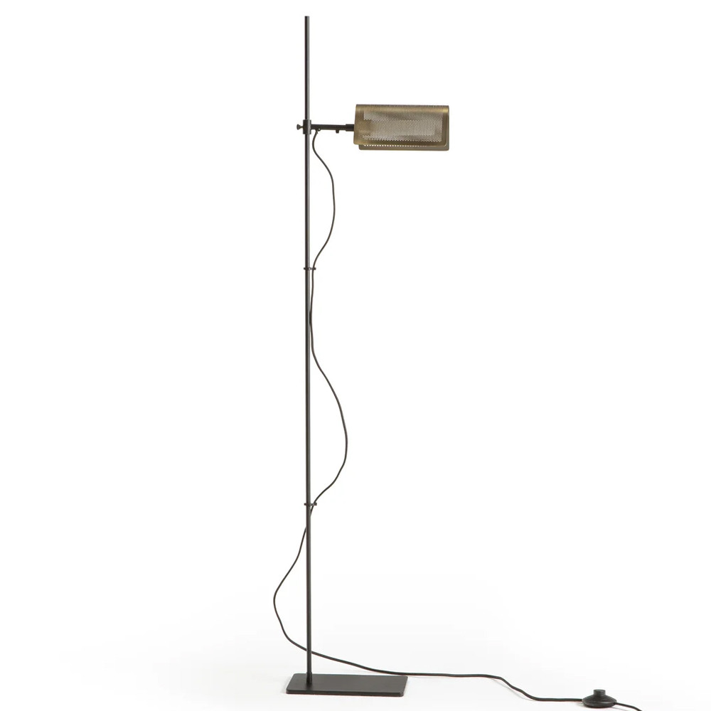 Торшер с плафоном из перфорированного металла Elledge Floor Lamp