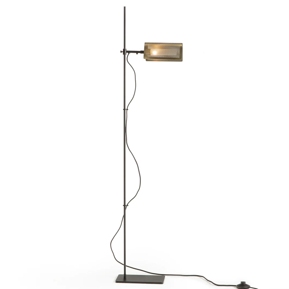 Торшер с плафоном из перфорированного металла Elledge Floor Lamp
