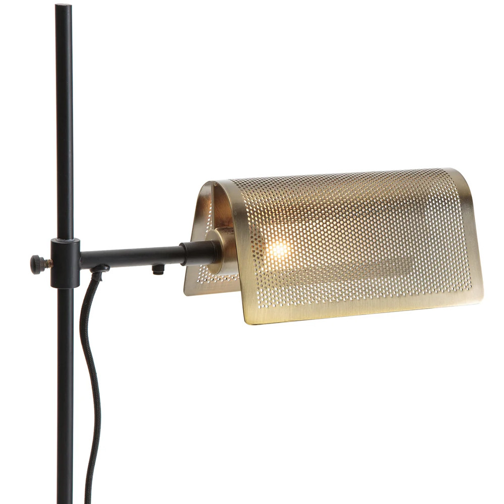 Торшер с плафоном из перфорированного металла Elledge Floor Lamp