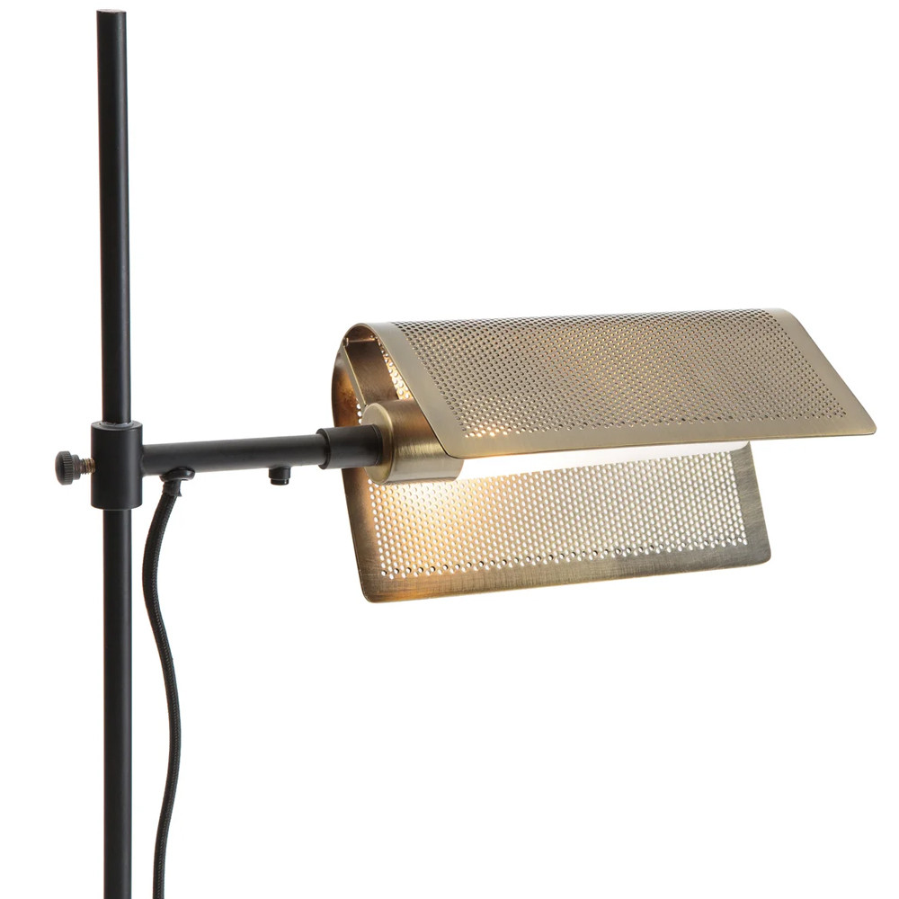 Торшер с плафоном из перфорированного металла Elledge Floor Lamp