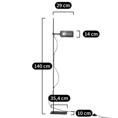 Торшер с плафоном из перфорированного металла Elledge Floor Lamp