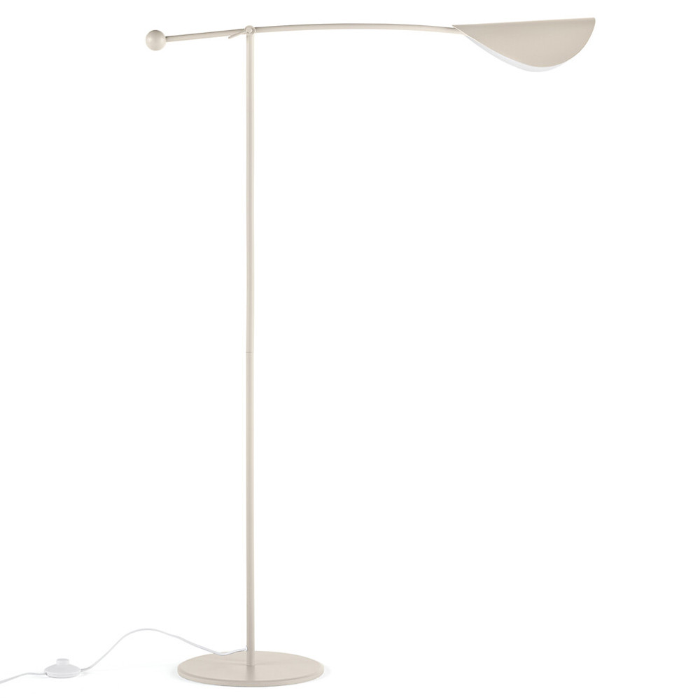 Торшер с поворотным плафоном Aracea Beige Floor Lamp