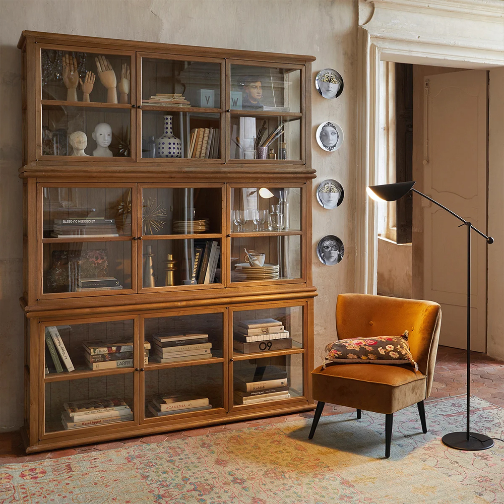 Торшер с поворотным плафоном Aracea Black Floor Lamp