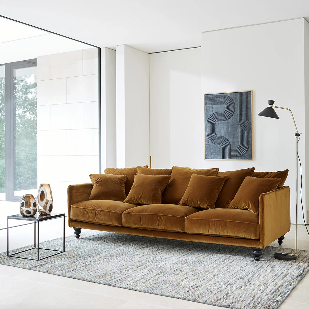 Торшер с поворотным плафоном Davy Brass Floor Lamp