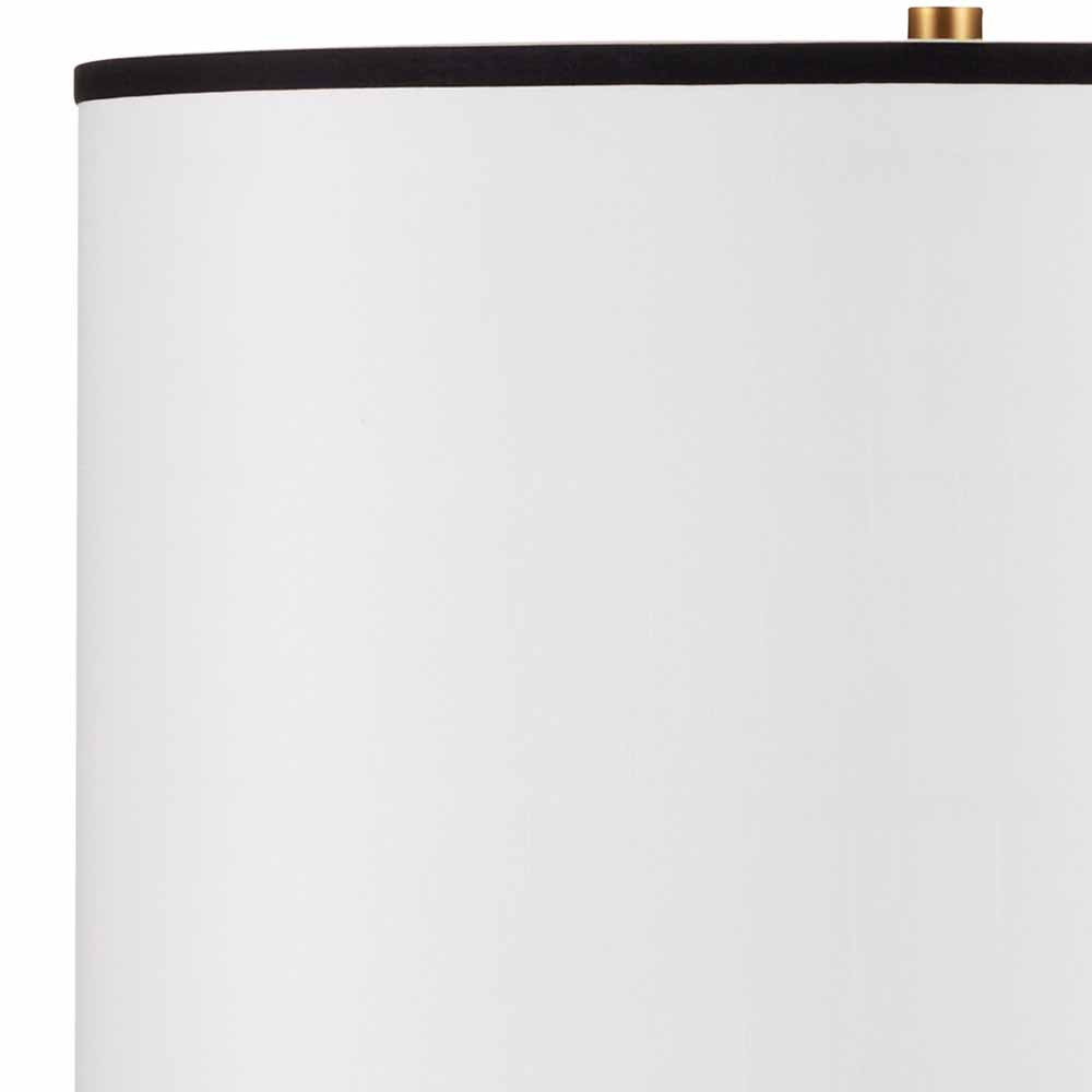 Торшер с тканевым абажуром в форме цилиндра Pinwheel Shape Base