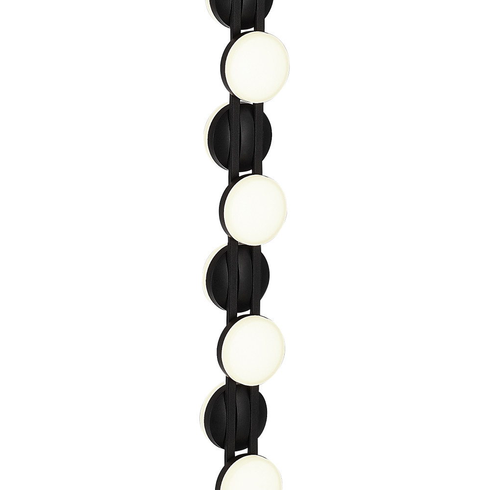 Торшер с фигурным черно-белым основанием Maxine Light