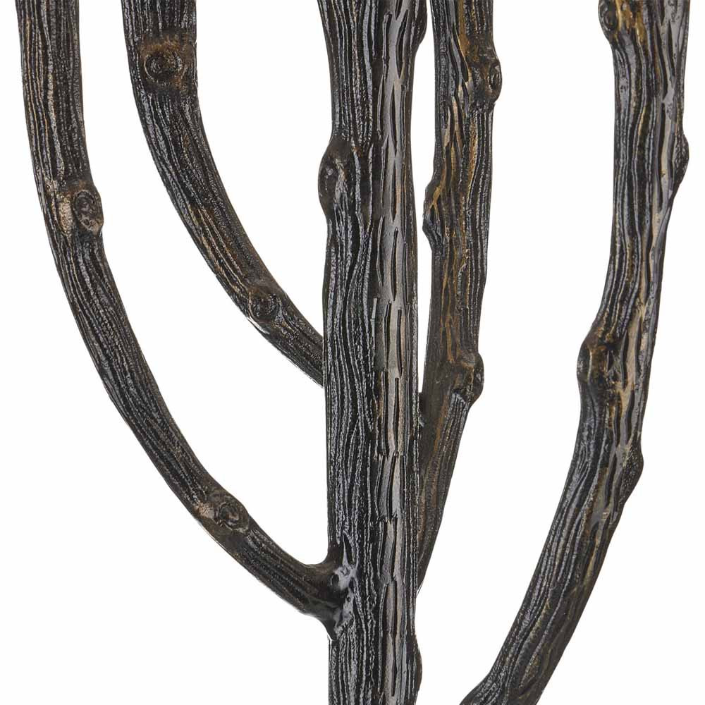 Торшер с цилиндрическим абажуром на каркасе в виде корня растения Curling Light