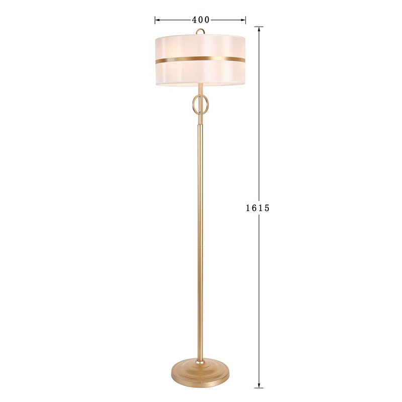Торшер цвета матовое золото GUENAEL