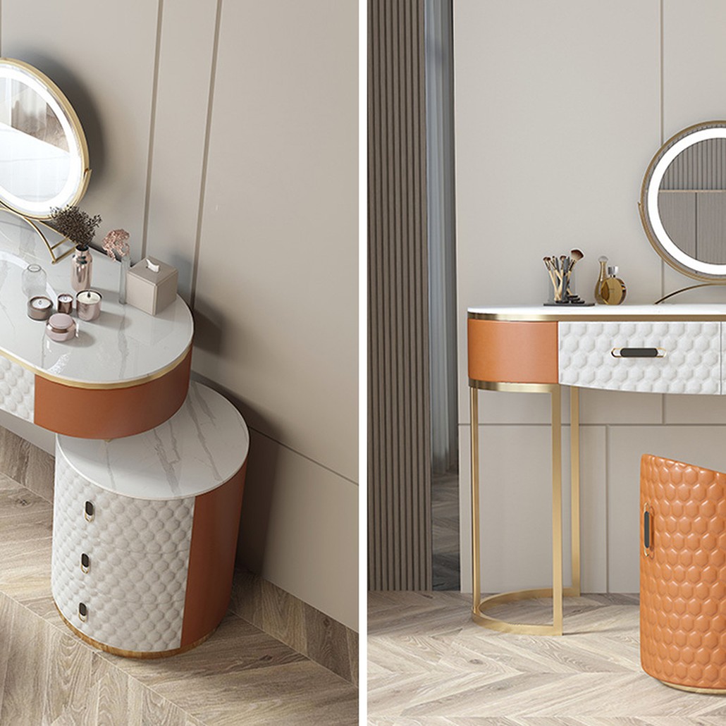 Трельяж Kathryn Bedroom Dressing Table Orange
