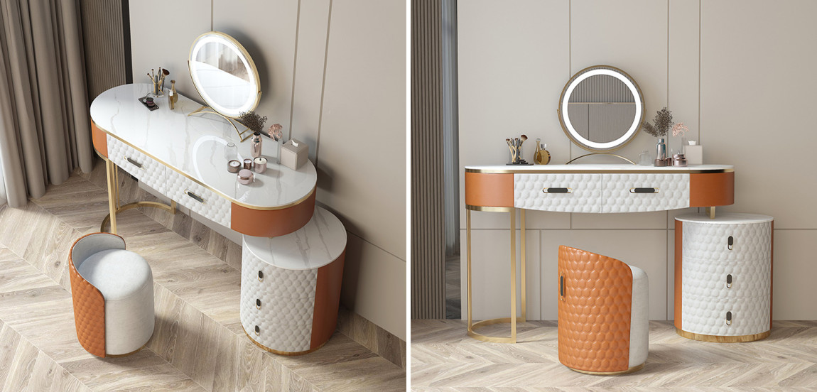 Трельяж Kathryn Bedroom Dressing Table Orange