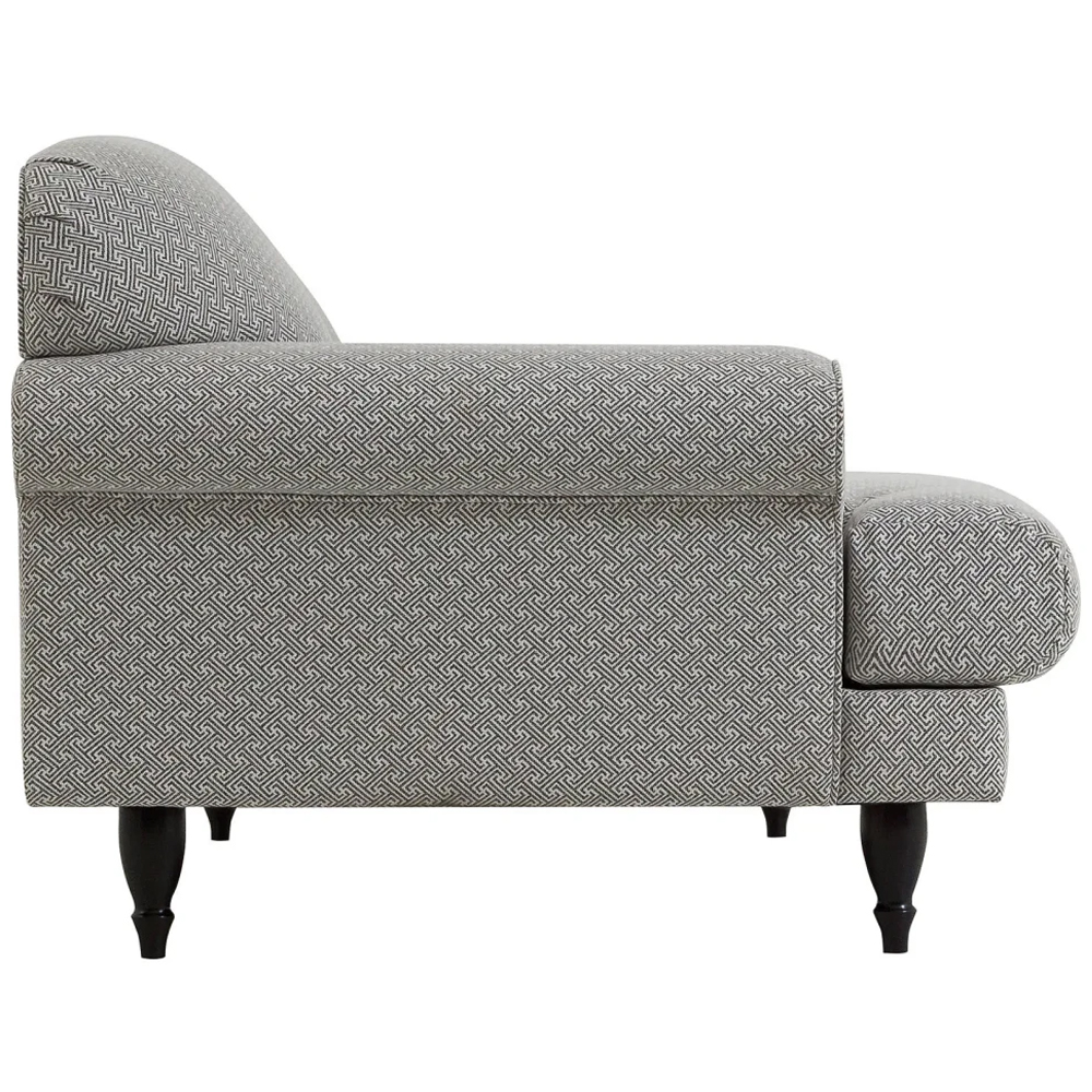 Трехместный диван Garner Grey Ornament Sofa