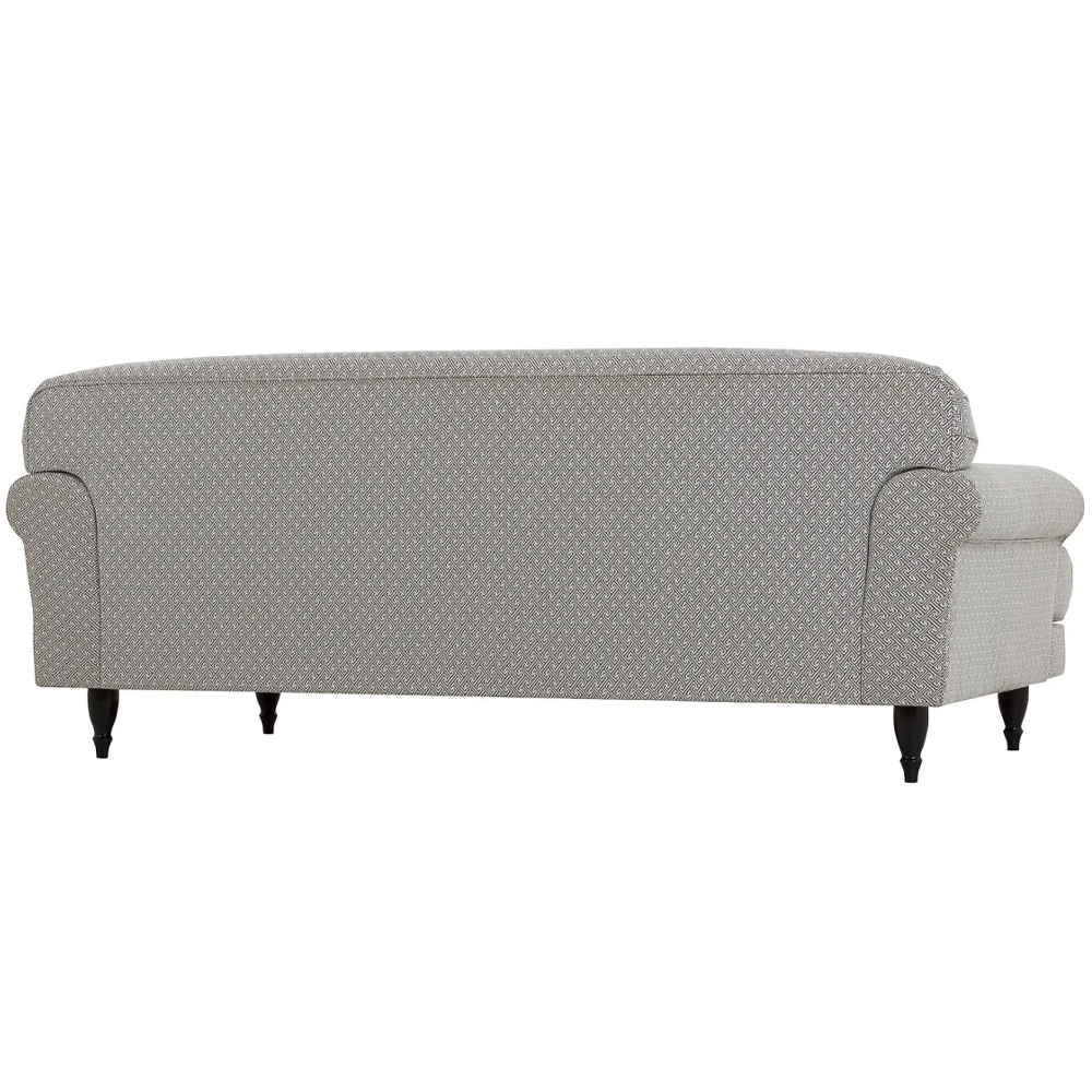 Трехместный диван Garner Grey Ornament Sofa