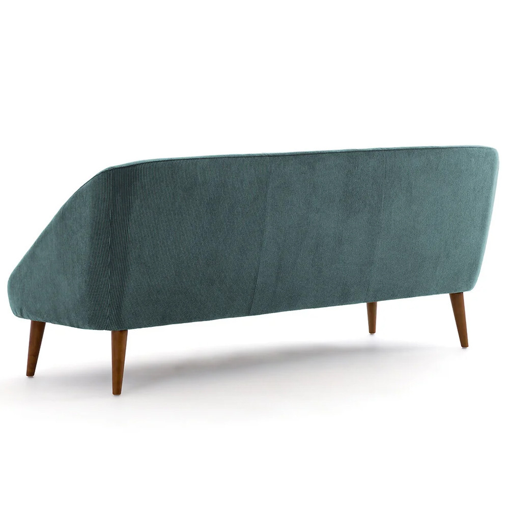 Трехместный диван с обивкой из велюра Belanger Sofa