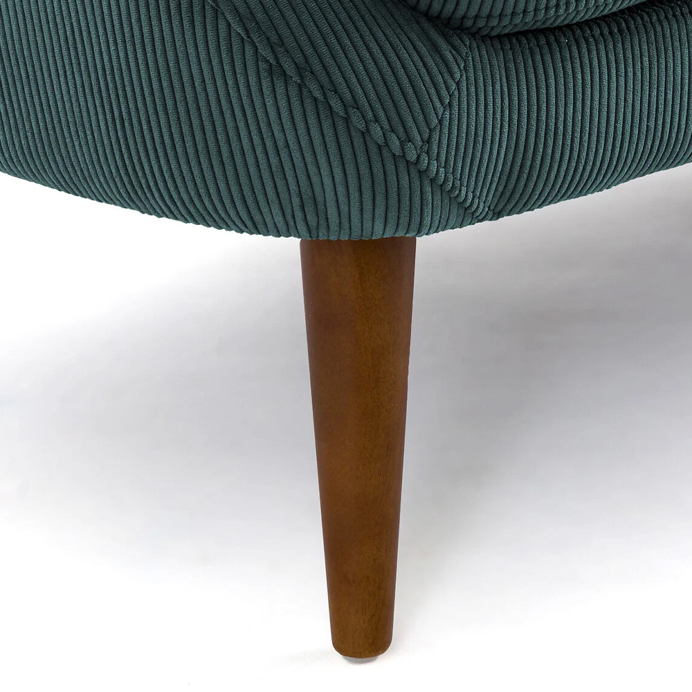 Трехместный диван с обивкой из велюра Belanger Sofa