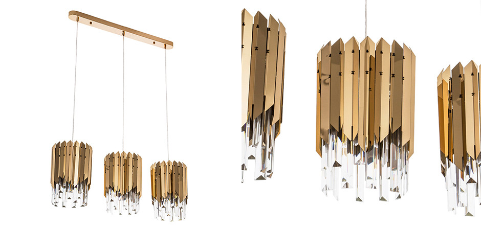 Тройной подвесной светильник Iroh Future