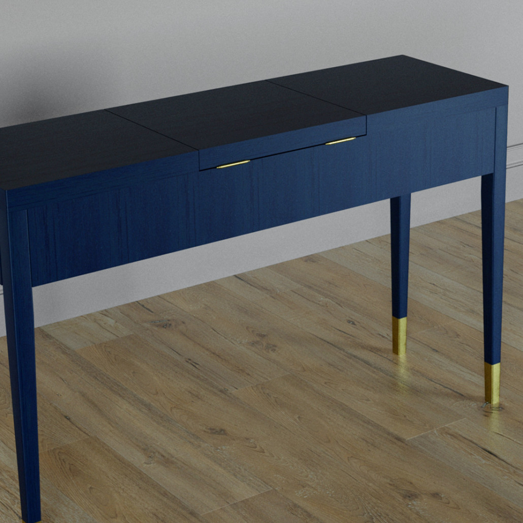 Туалетный стол - Трельяж Elsa Dreams Blue 120 см