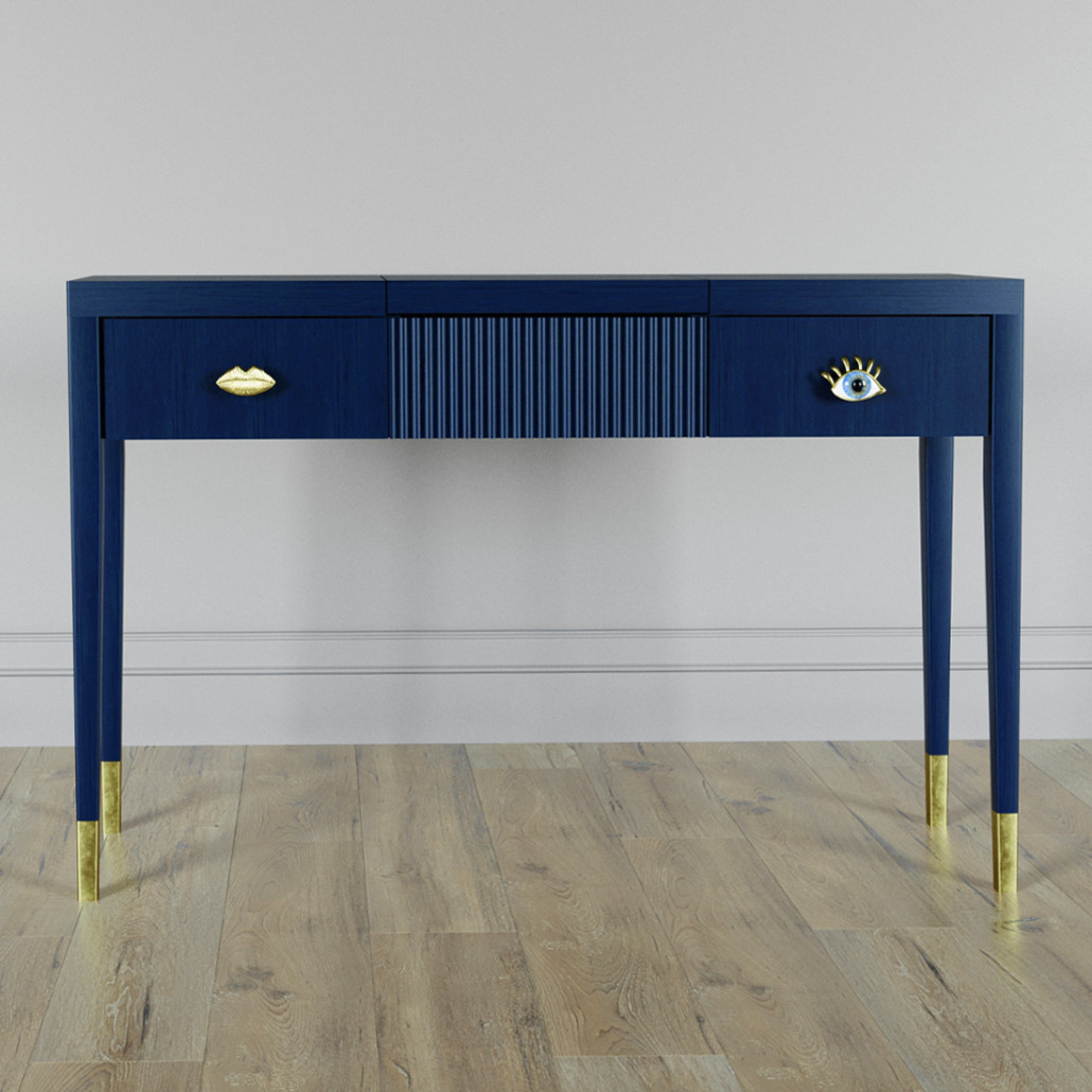 Туалетный стол - Трельяж Elsa Dreams Blue 120 см