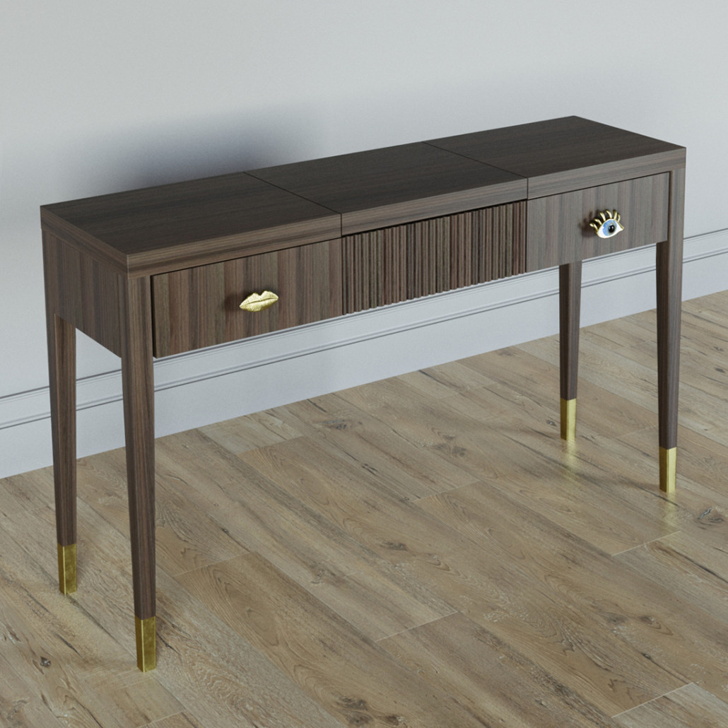 Туалетный стол - Трельяж Elsa Dreams Walnut 120 см