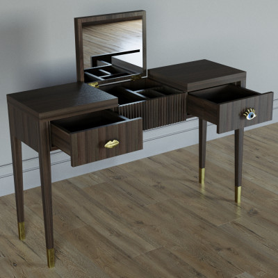 Туалетный стол - Трельяж Elsa Dreams Walnut 120 см
