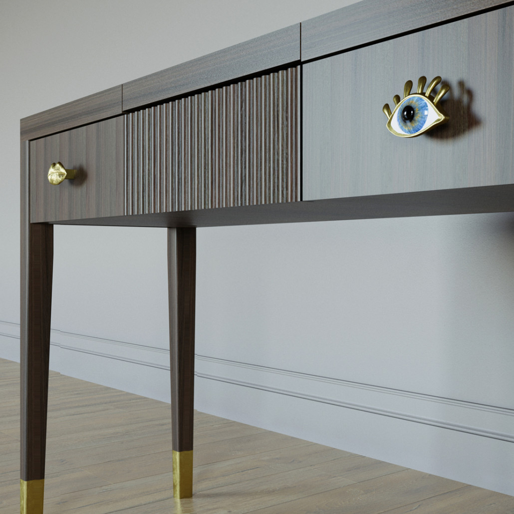 Туалетный стол - Трельяж Elsa Dreams Walnut 120 см