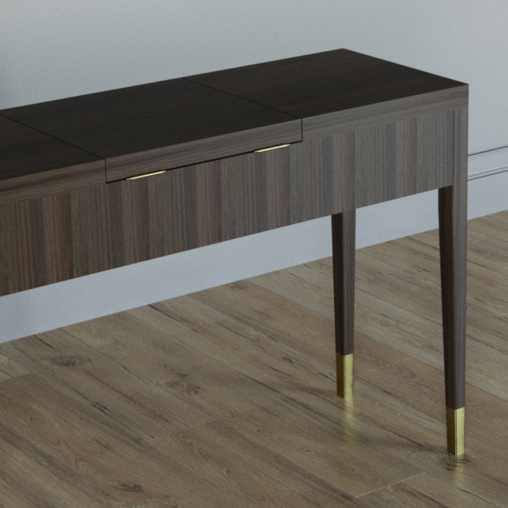 Туалетный стол - Трельяж Elsa Dreams Walnut 120 см