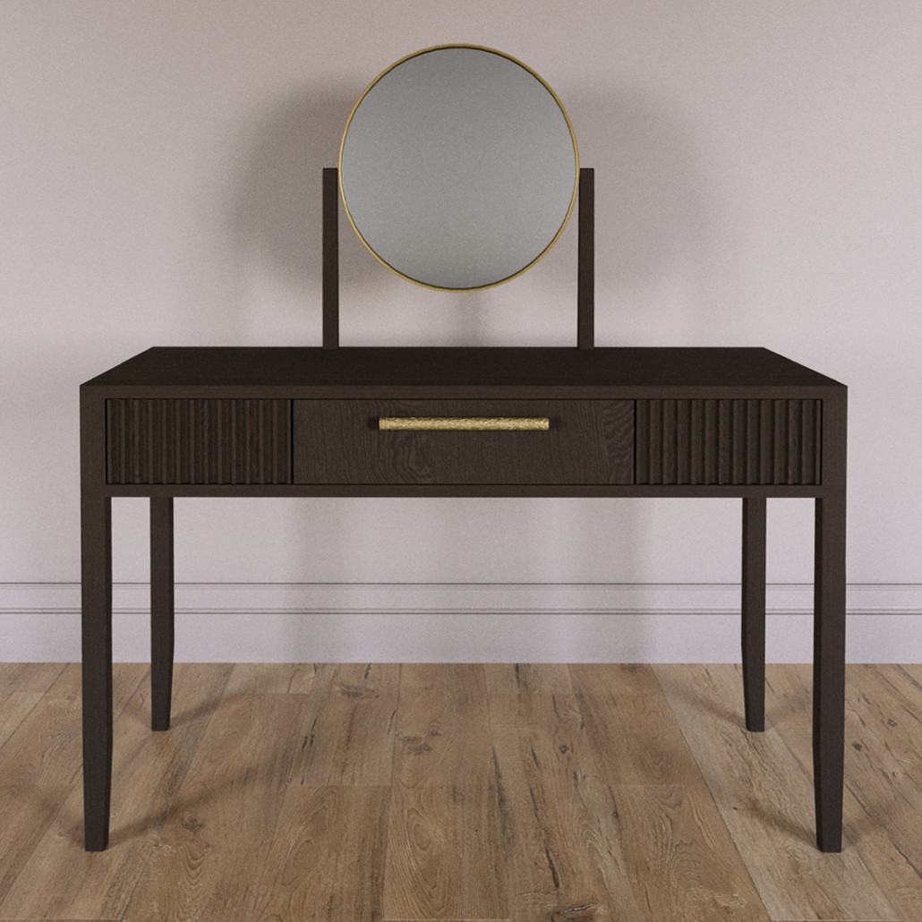Туалетный Стол с зеркалом Primo Темный орех