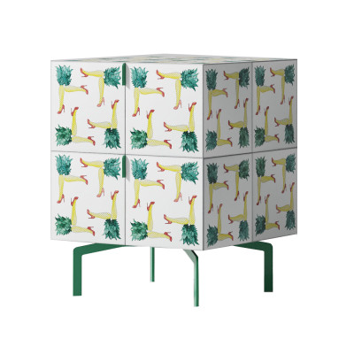 Тумба с рисунком ShortT Pina Colada Green